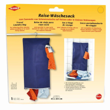 KLEIBER Sac à linge de voyage, (L)450 x (H)840 mm, bleu