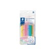 STAEDTLER Crayons de couleur pastel, étui carton de 12