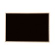 Bi-Office Tableau noir, bois naturel, 900 x 600 mm, noir