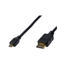 DIGITUS Câble High Speed, HDMI-A - HDMI-D micro