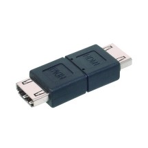 DIGITUS HDMI Adaptateur, fiches femelles HDMI-A, noir