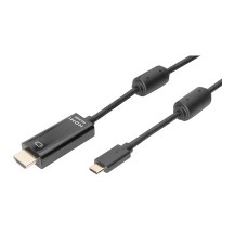 DIGITUS Câble adaptateur, USB-C - HDMI-A, 2,0 m