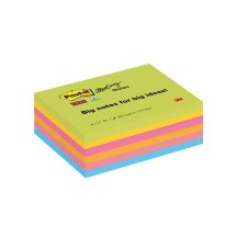 Post-it Bloc-note Meeting Notes Super Sticky, 203 x 153 mm