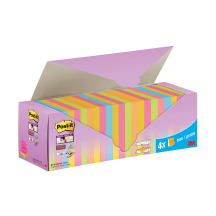 Post-it Bloc-note Super Sticky Z-Notes, 76 x 76 mm, 20+4