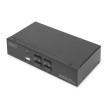DIGITUS Commutateur KVM, 4 ports, simple affichage, 4K, HDMI