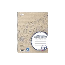 LANDRÉ Cahier à spirale Recycling, A4+, ligné, 160 pages