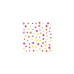 PAPSTAR Serviette à motif 'Colorful Dots', 330x330 mm, rose