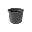orthex Pot de fleurs EPOQUE, diamètre : 240 mm, noir