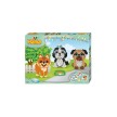 HAMA Perles à repasser midi 'Les copains chiens', coffret
