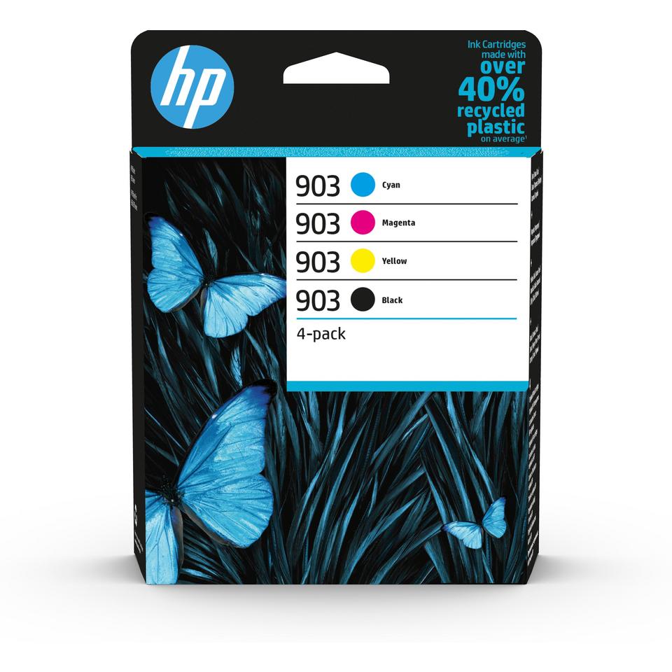 HP 903XL Pack de 4 cartouches génériques Noir, Jaune, Cyan, Magenta