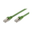DIGITUS Câble de brassage, Cat.6A, S/FTP, 10,0 m, vert