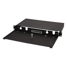 LogiLink Façade pour tiroir optique 19' 24 ports, gris clair