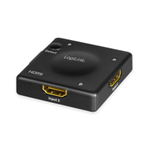 LogiLink Mini commutateur HDMI, 3 ports, noir