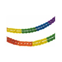 PAPSTAR Guirlande pour grande salle 'Rainbow', 250 mm