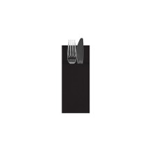 PAPSTAR Serviette pochette, pli 1/8, par 480, noir