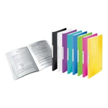 LEITZ Protège-documents WOW, A4, PP, 20 pochettes, noir