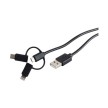 shiverpeaks Câble de données & de charge BASIC-S 3en1, 2,0 m