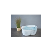 plast team Corbeille à linge SEOUL, 41,9 litres, blanc