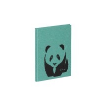 PAGNA Carnet 'Panda', A5, 128 pages, pointillé, rose fuchsia