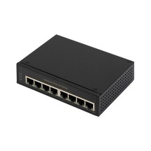 DIGITUS Commutateur Gigabit Ethernet industriel, 8 ports
