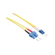 LogiLink Câble patch fibre optique, LC-Duplex-SC-Duplex, 1 m