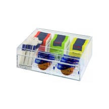 APS Boîte à thé & infusion/Multibox,en plastique transparent