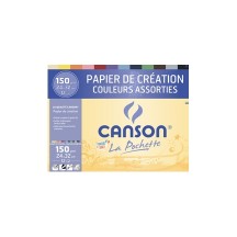 CANSON Papier de création, 240 x 320 mm, 150 g/m2, assorti