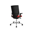 Topstar Chaise de bureau pivotante 'T300', rouge / noir