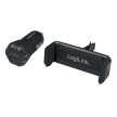 LogiLink Chargeur de voiture USB & support pour smartphone