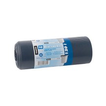 STARPAK Sac poubelle LDPE, 120 litres, bleu-noir