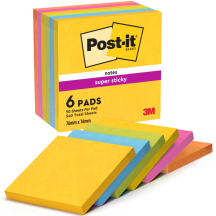 Post-it Bloc-note adhésif Super Sticky Z-Notes, 76 x 76 mm