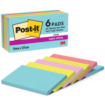 Post-it Bloc-note adhésif Super Sticky Notes, 127 x 76 mm