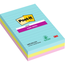 Post-it Bloc-note adhésif Super Sticky Notes, 101 x 152 mm