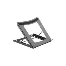 DIGITUS Support pour ordinateur portable, en acier, noir