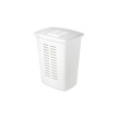 orthex Panier à linge avec couvercle, 60 litres, blanc
