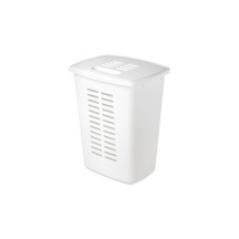 orthex Panier à linge avec couvercle, 60 litres, blanc