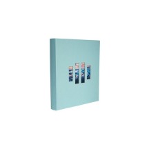 EXACOMPTA Album photos MILANO 290 x 320 mm, bleu turquoise