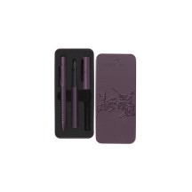 FABER-CASTELL Set de stylos GRIP Edition, berry