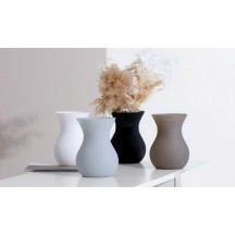 Ritzenhoff & Breker Vase 'ANNALENA', en verre, brun mat