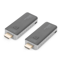 DIGITUS Kit d'extension sans fil HDMI, 50 m, noir