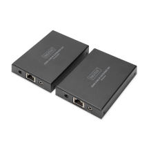 DIGITUS Kit d'extension KVM HDMI IP, noir