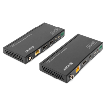 DIGITUS Kit d'extension HDMI 4K HDBaseT 150 m, noir