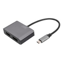 DIGITUS Adaptateur graphique USB-C 4K 2en1 DisplayPort+HDMI
