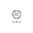 SUSY CARD Carte de Noël 'Xmas wreath'