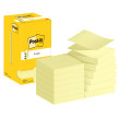 Post-it Bloc-note adhésif Z-Notes, 76 x 76 mm, jaune