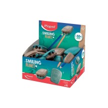 Maped Taille crayon 2 usages PULSE SMILING PLANET, blau/brun