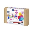 FIMO SOFT Kit de pâte à modeler 'Basic XXL', 46 pièces
