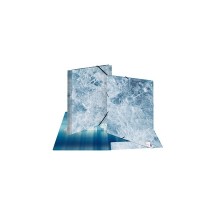 HERMA Chemise à élastiques 'Nature', A4, carton, Ice