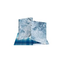 HERMA Chemise à élastiques 'Nature', A3, carton, Ice
