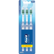 Oral-B Brosse à dents CLASSIC CARE 35, medium, pack 2+1